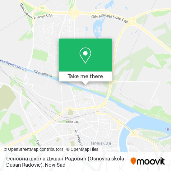 Основна школа Душан Радовић (Osnovna skola Dusan Radovic) map