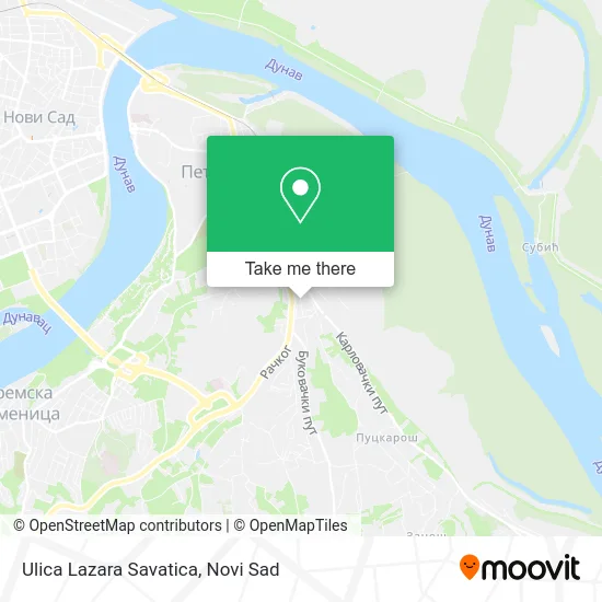 Lazar Savatic Street map