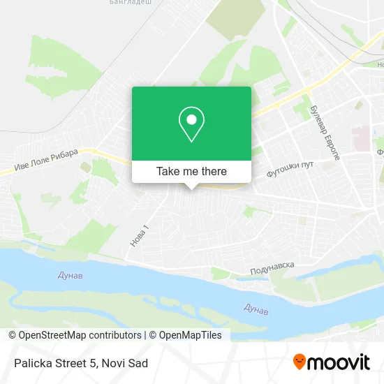 Palicka Street 5 map