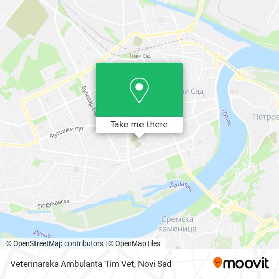 Veterinarska Ambulanta Tim Vet map