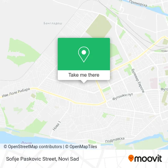 Sofije Paskovic Street map