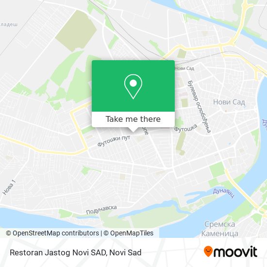 Restoran Jastog Novi SAD map