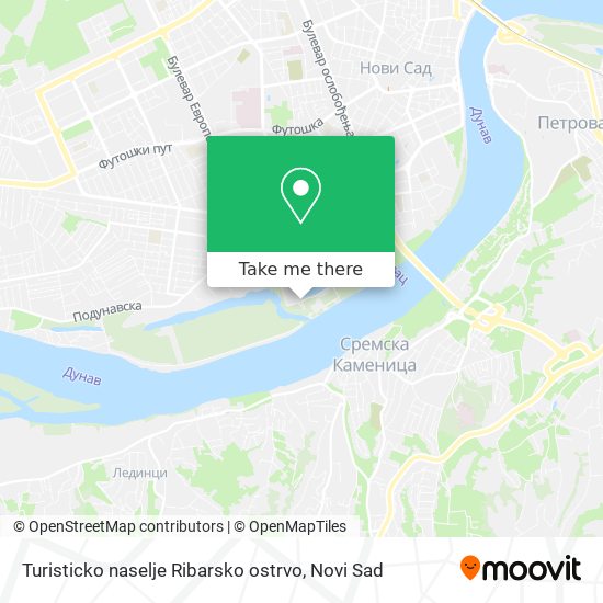 Turisticko naselje Ribarsko ostrvo map