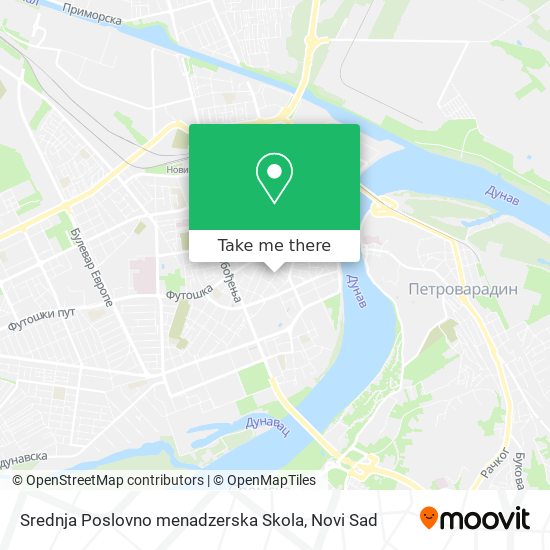 Srednja Poslovno menadzerska Skola map