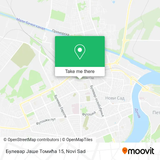 Булевар Јаше Томића 15 map