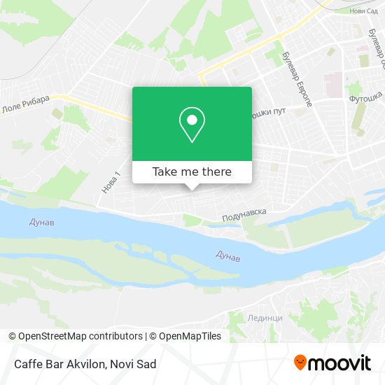 Caffe Bar Akvilon map