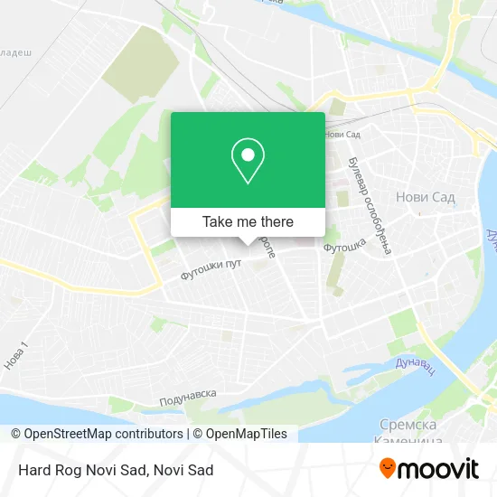 Hard Rog Novi Sad map