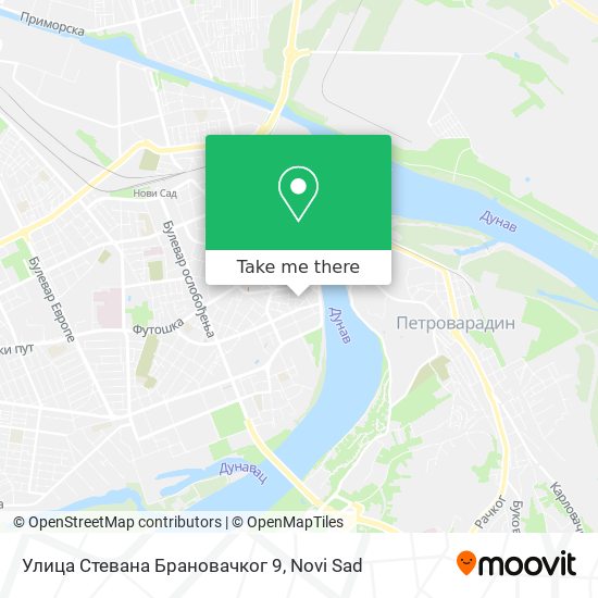 Улица Стевана Брановачког 9 map