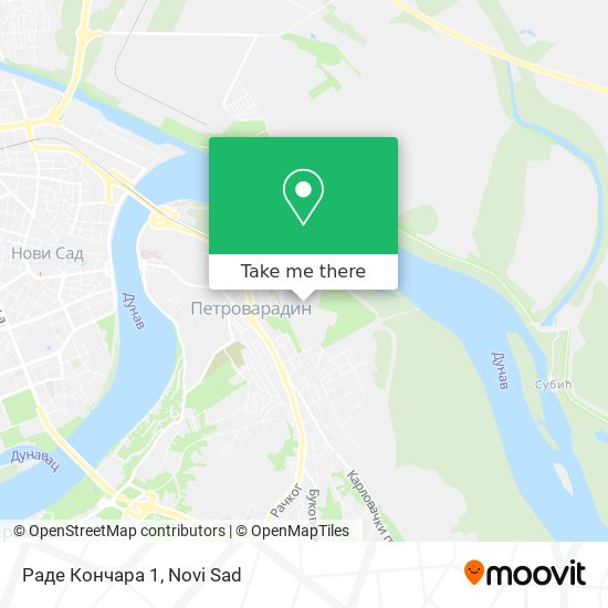 Раде Кончара 1 map