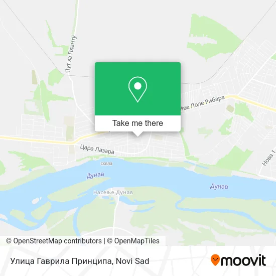 Улица Гаврила Принципа map