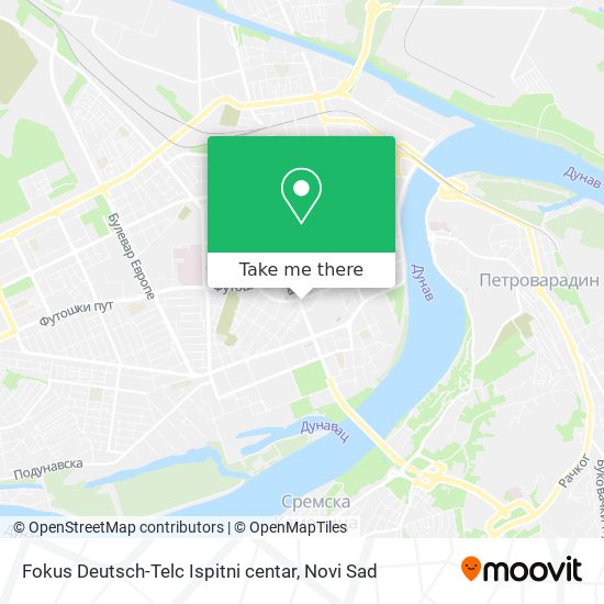 Fokus Deutsch-Telc Ispitni centar map