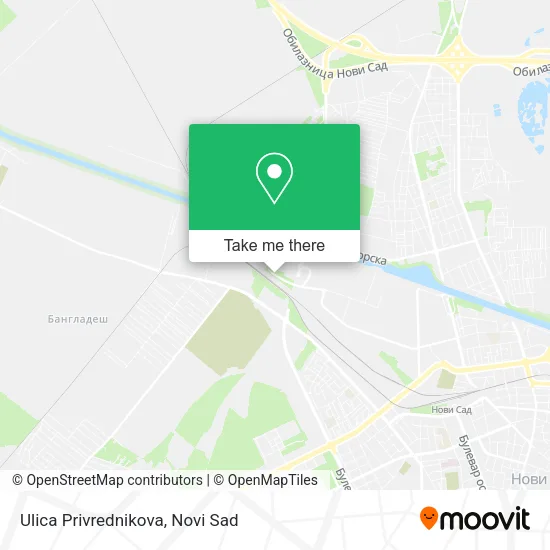 Ulica Privrednikova map