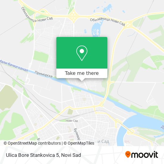 Ulica Bore Stankovica 5 map