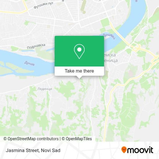Jasmina Street map