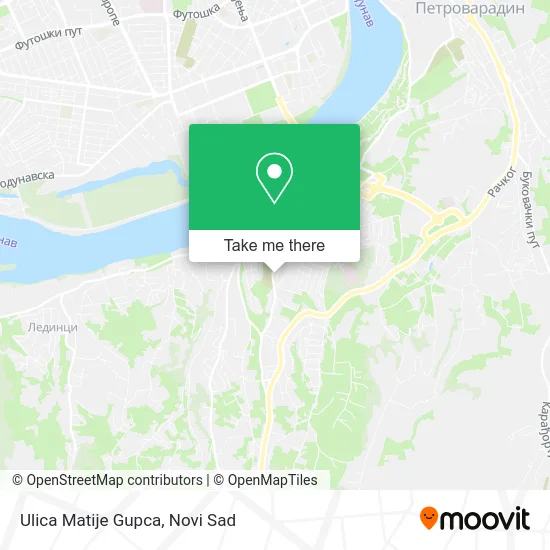 Matija Gubec Street map