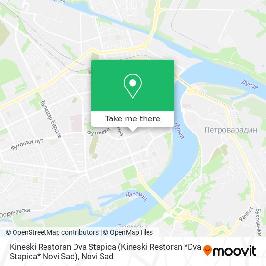 Kineski Restoran Dva Stapica (Kineski Restoran *Dva Stapica* Novi Sad) map