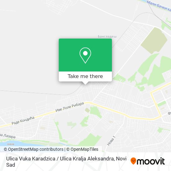 Ulica Vuka Karadzica / Ulica Kralja Aleksandra map