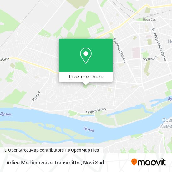 Adice Mediumwave Transmitter map