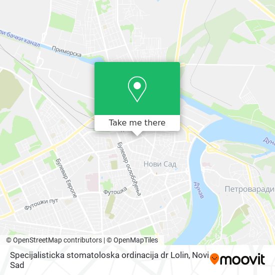 Specijalisticka stomatoloska ordinacija dr Lolin map