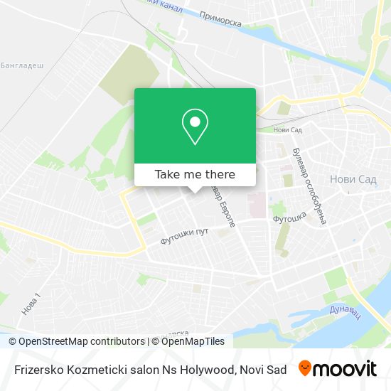 Frizersko Kozmeticki salon Ns Holywood map
