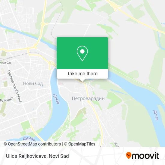 Reljkoviceva Street map