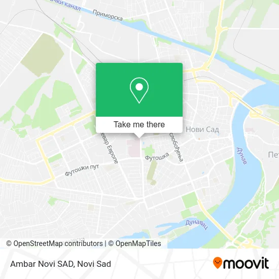Ambar Novi Sad map