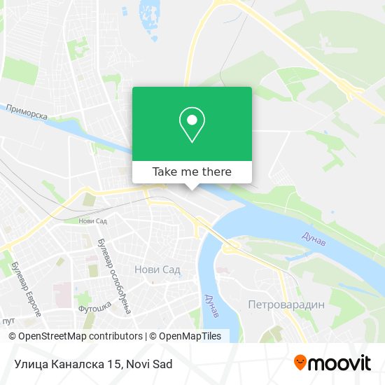 Улица Каналска 15 map