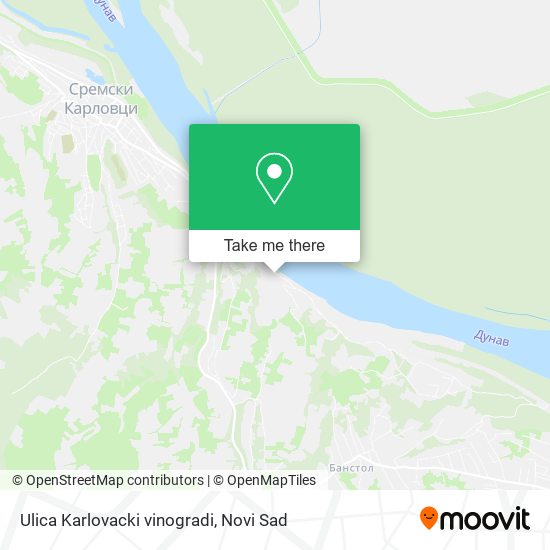 Ulica Karlovacki vinogradi map