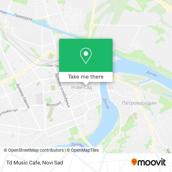 Td Music Cafe map