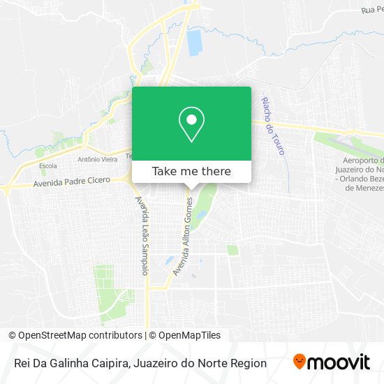 Rei Da Galinha Caipira map