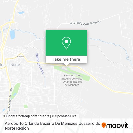 Aeroporto Orlando Bezerra De Menezes map