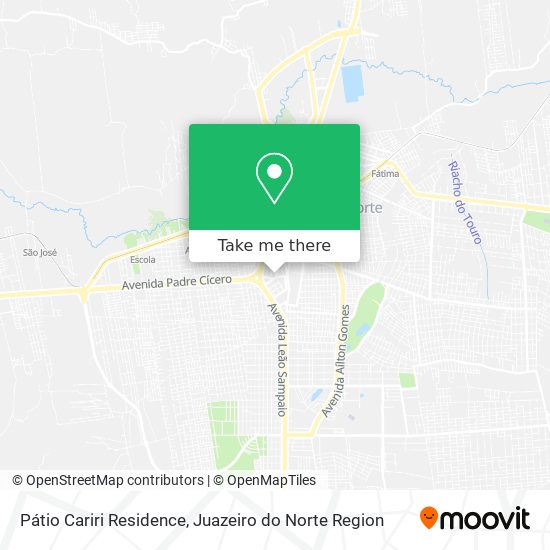 Mapa Pátio Cariri Residence