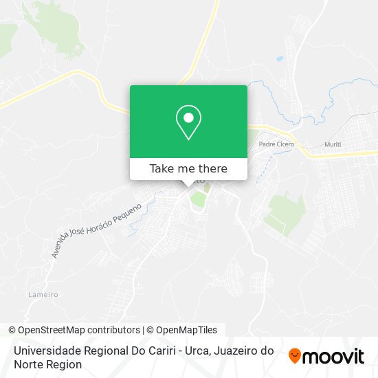 Mapa Universidade Regional Do Cariri - Urca
