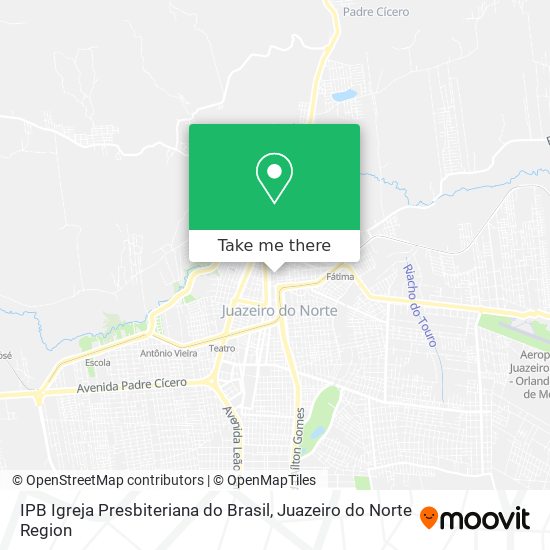IPB Igreja Presbiteriana do Brasil map