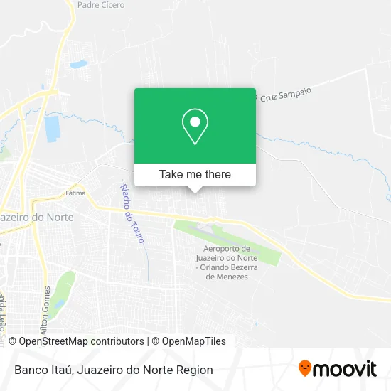 Banco Itaú map
