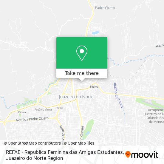 REFAE - Republica Feminina das Amigas Estudantes map