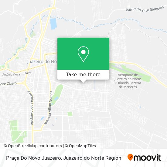 Mapa Praça Do Novo Juazeiro