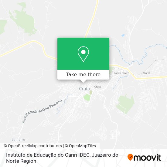 Instituto de Educação do Cariri IDEC map