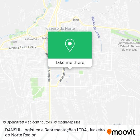 Mapa DANSUL Logística e Representações LTDA