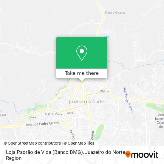 Loja Padrão de Vida (Banco BMG) map