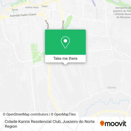 Cidade Kariris Residencial Club map