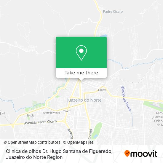 Mapa Clinica de olhos Dr. Hugo Santana de Figueredo