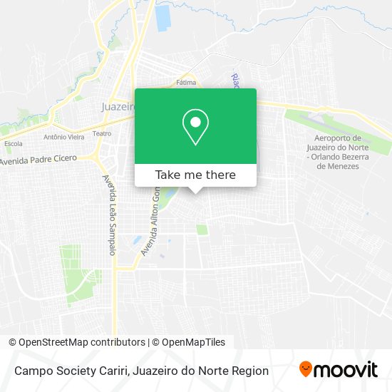 Mapa Campo Society Cariri