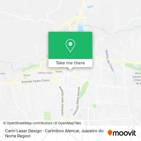 Mapa Cariri Laser Design - Carimbos Alencar