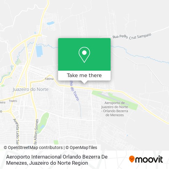 Aeroporto Internacional Orlando Bezerra De Menezes map