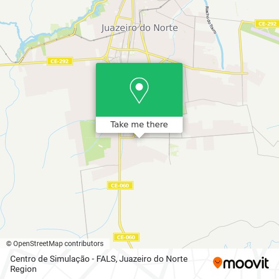 Mapa Centro de Simulação - FALS