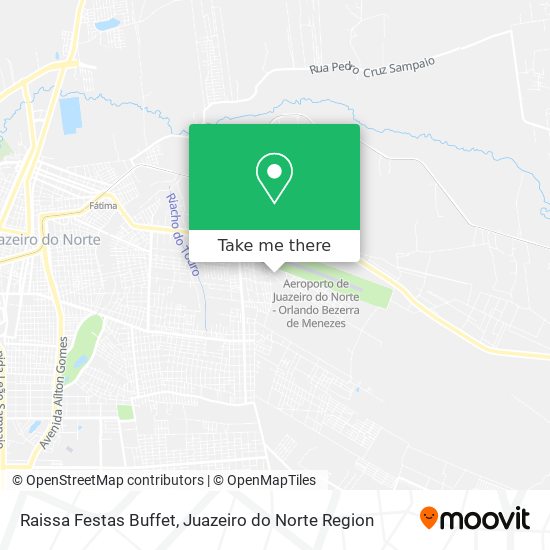 Raissa Festas Buffet map