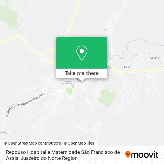 Mapa Repouso Hospital e Maternidade São Francisco de Assis