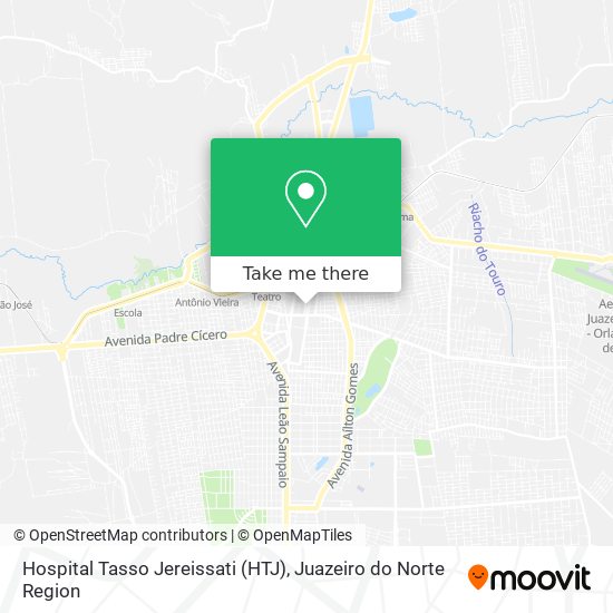 Mapa Hospital Tasso Jereissati (HTJ)