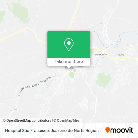 Mapa Hospital São Francisco